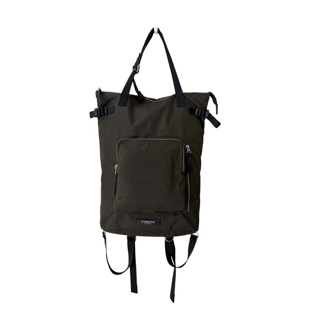 Timbuk2 Backpack Rucksack Tote Convertible Nylon Olive Green